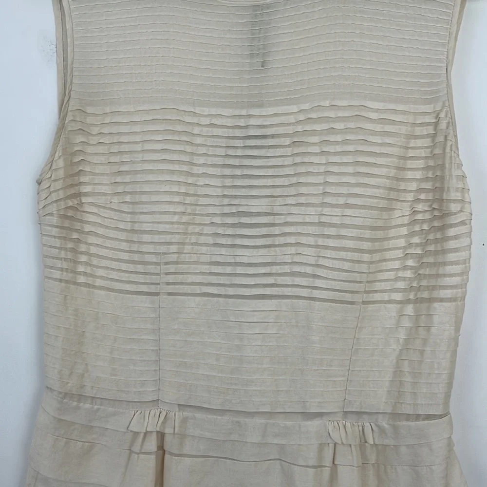 12th STREET BY CYNTHIA VINCENT sleeveless blouse layering in cream 4 - Picture 7 of 11